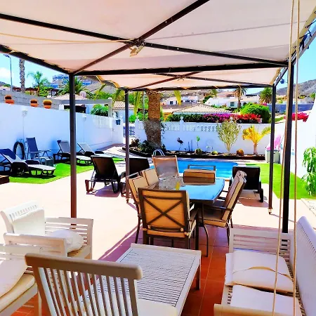 Villa 3 Bedrooms With Private Pool Enclosed Garden And Wifi At Mogán